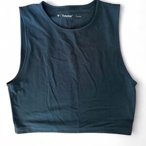 Women's Dark Teal Crop Top